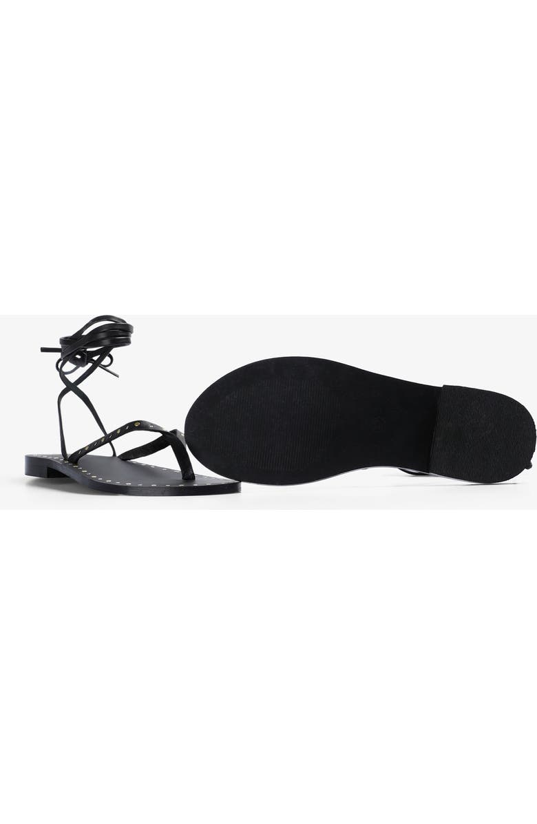 Scalpers Bari Studs Sandal, Alternate, color, Black