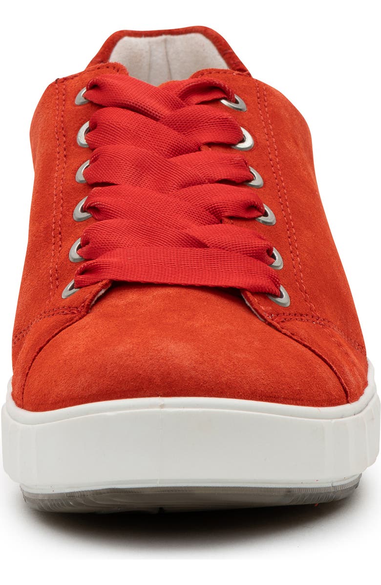 ara Alexandria Suede Sneaker, Alternate, color, Fuego