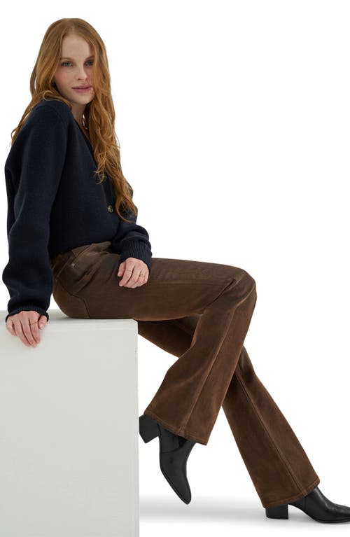 Lee High Waist Bootcut Jeans In Brown