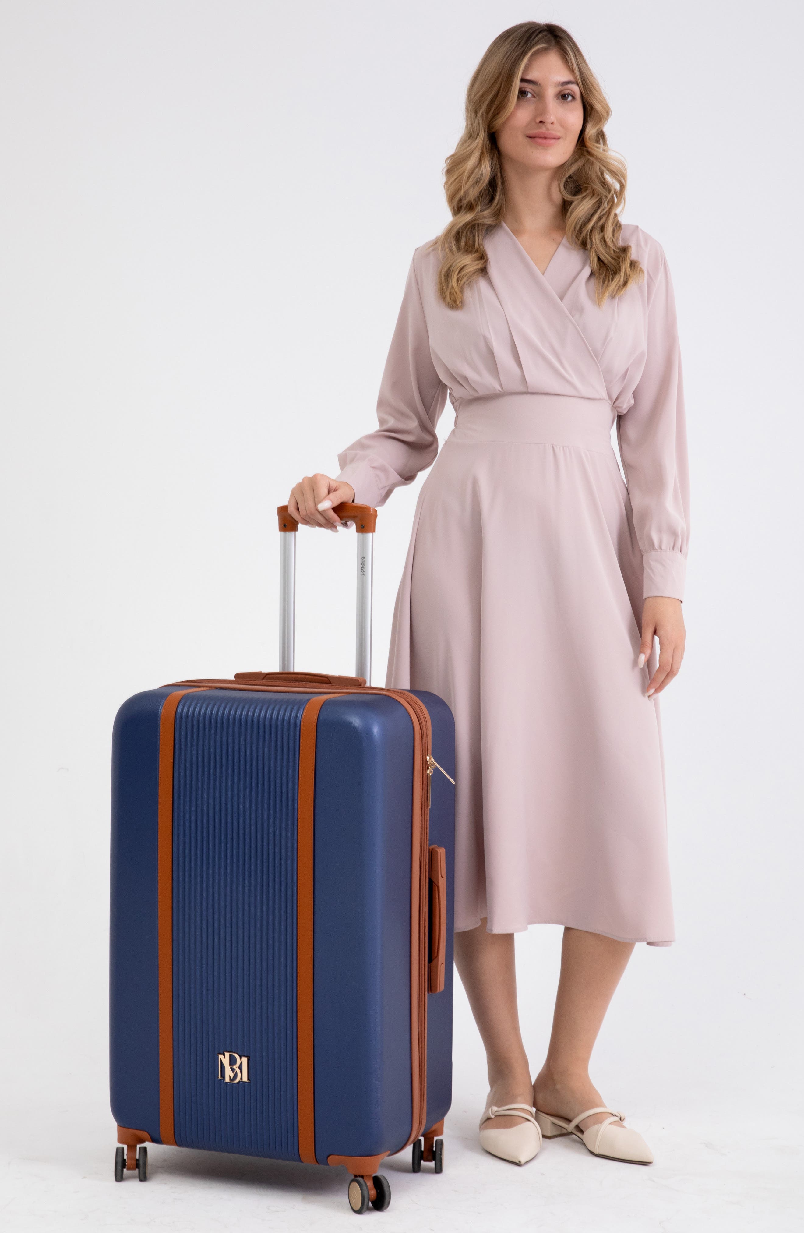 Badgley Mischka Collection Mia Hardshell 3-Piece Luggage Set, Alternate, color, 