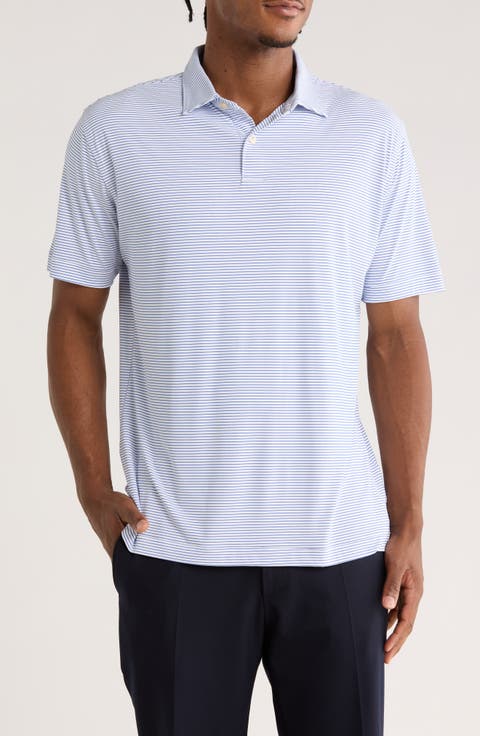 Featherweight Stripe Performance Polo