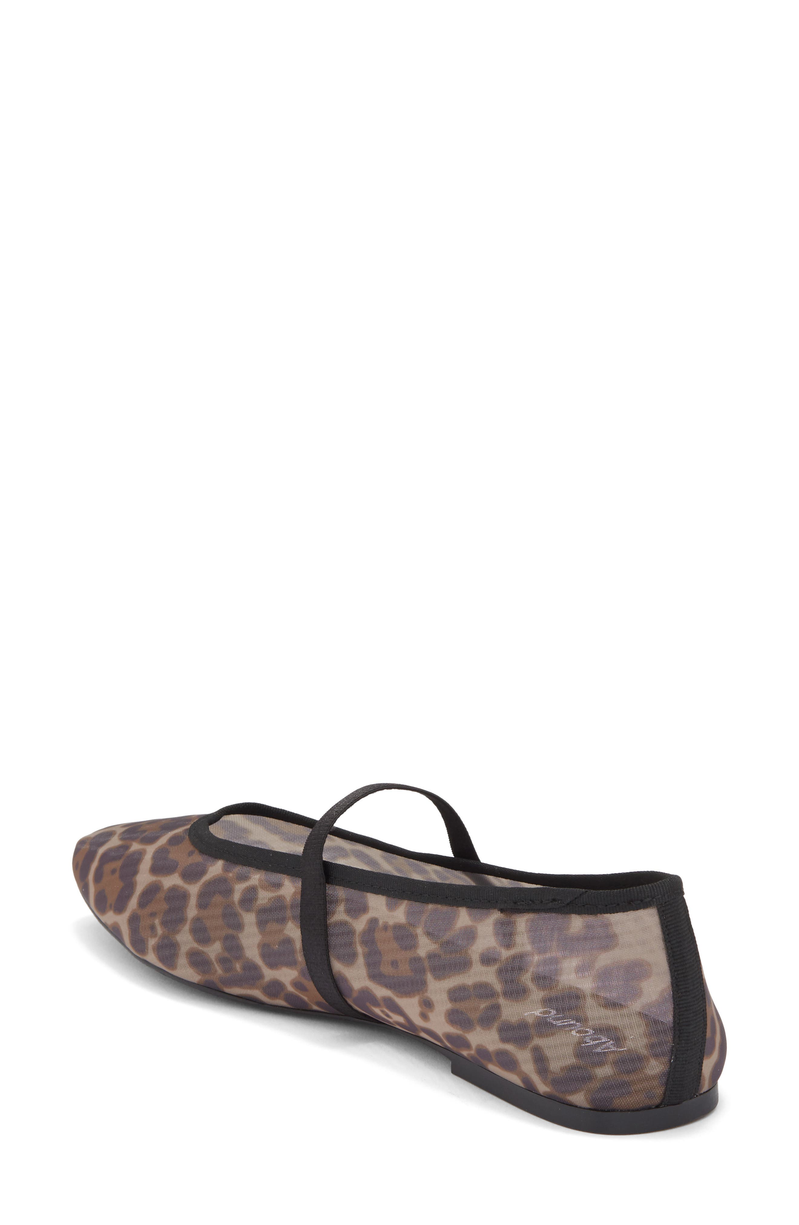 Abound Abigail Mesh Ballet Flat, Alternate, color, Brown Dark Leopard