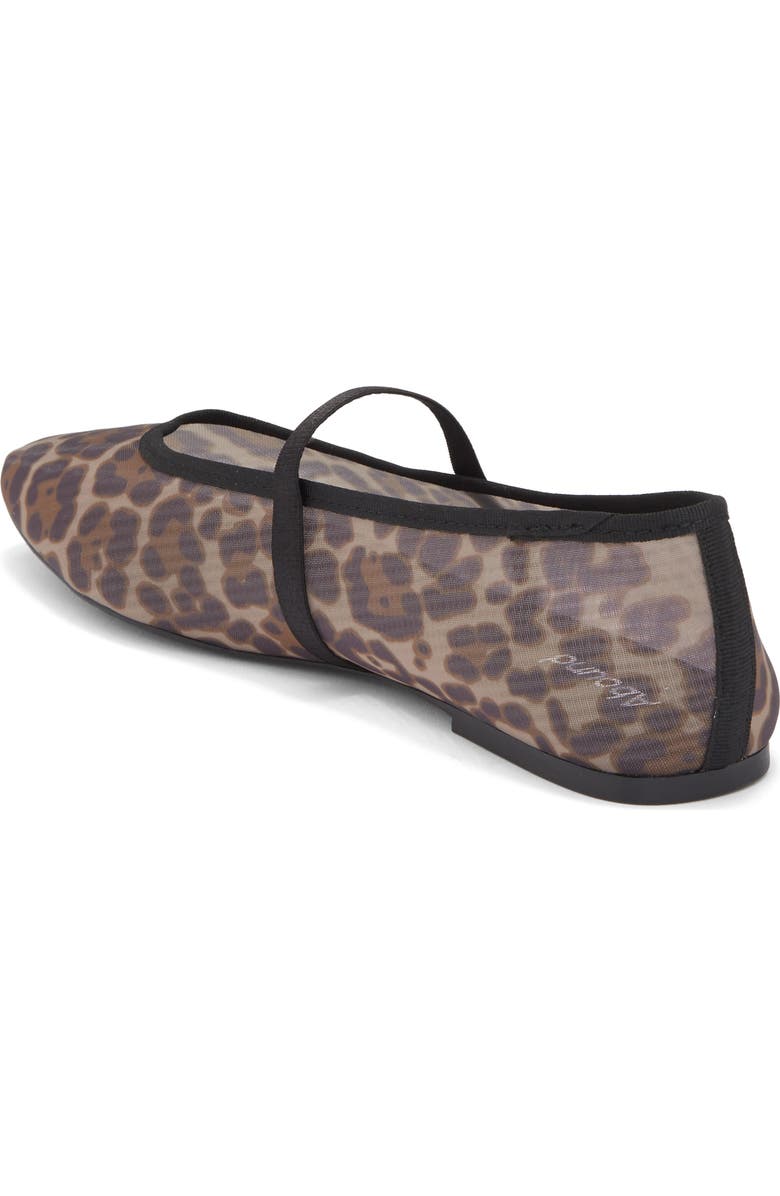 Abound Abigail Mesh Ballet Flat, Alternate, color, Brown Dark Leopard