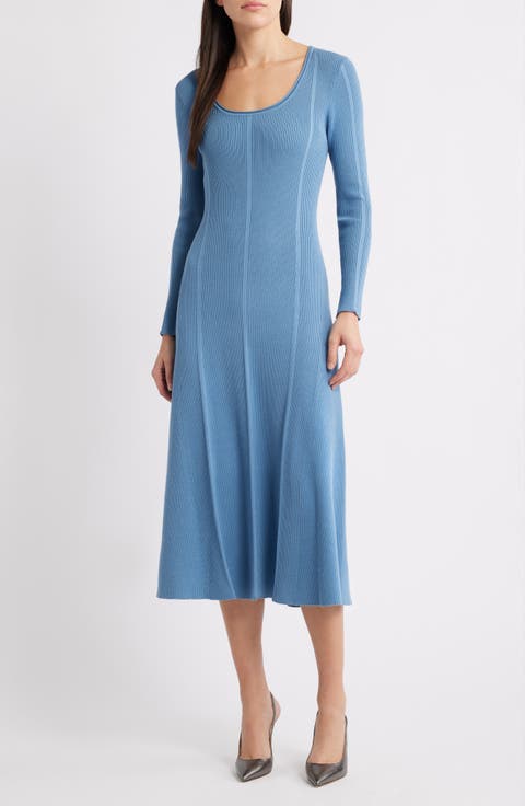 The Skye Long Sleeve A-Line Dress