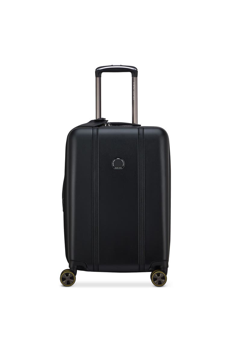 Cadence Hardside Expandable 20" Carry On Spinner Luggage, Alternate, color, Deep Black