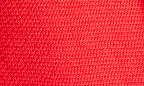 Nic + Zoe Nic+zoe Contrast Stitch Cotton Blend Cardigan In Red