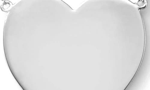 Melinda Maria You Have My Heart Necklace In Silver