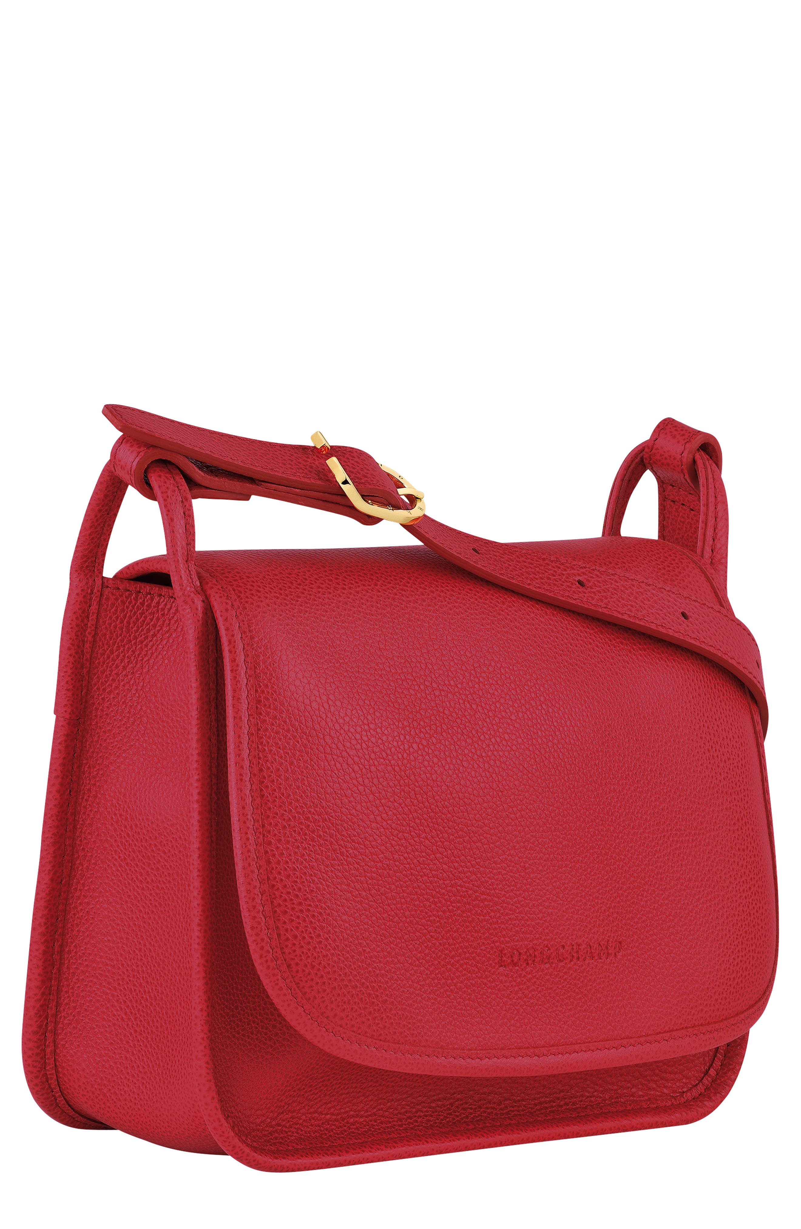 Le Foulonné Leather Crossbody Bag, Main, color, LOVE