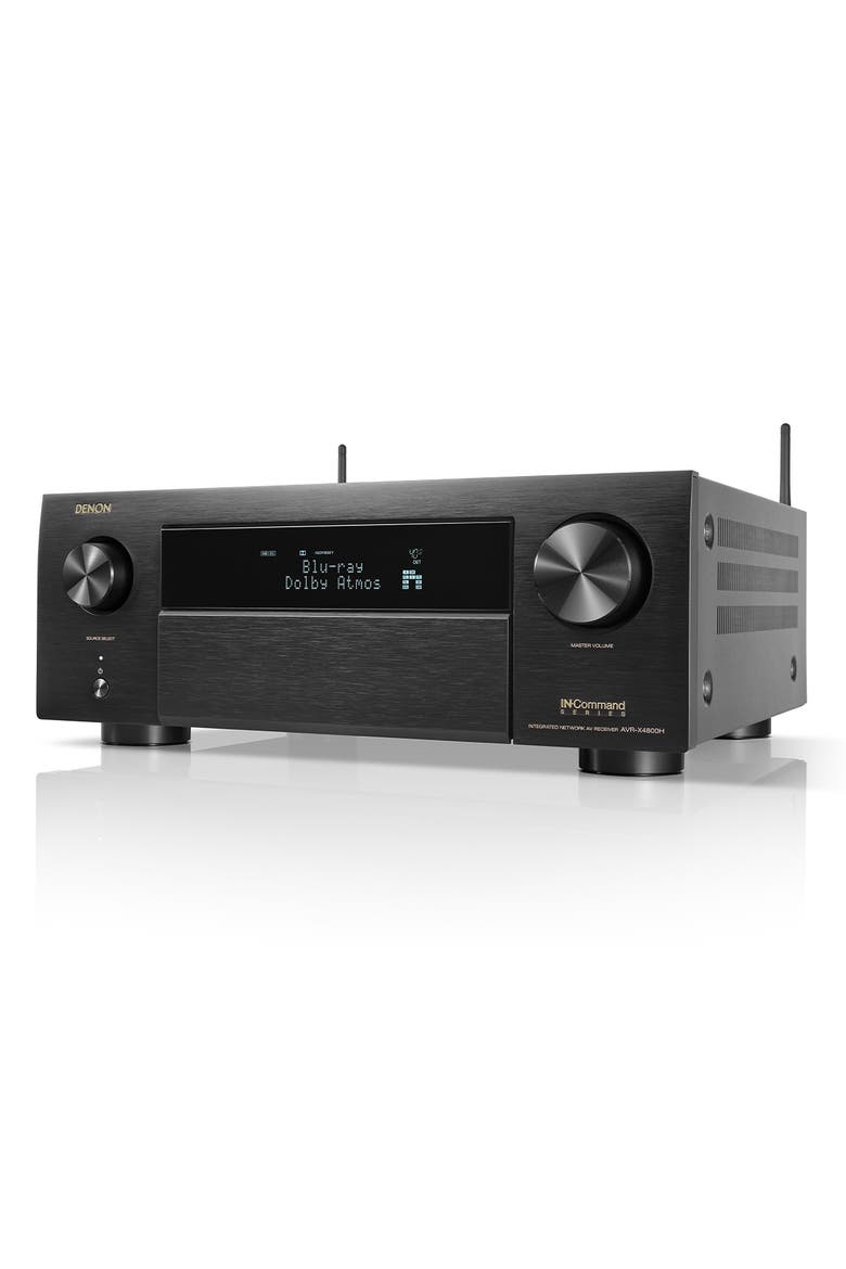 AVR-X4800H 9.4 Channel 8K Home Theater Receiver with Dolby Atmos/DTSX & HEOS Built-In, Alternate, color, Black