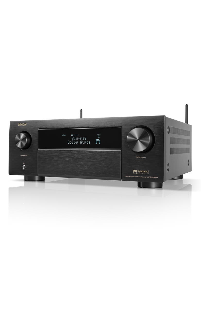 Denon AVR-X4800H 9.4 Channel 8K Home Theater Receiver with Dolby Atmos/DTSX & HEOS Built-In, Alternate, color, 