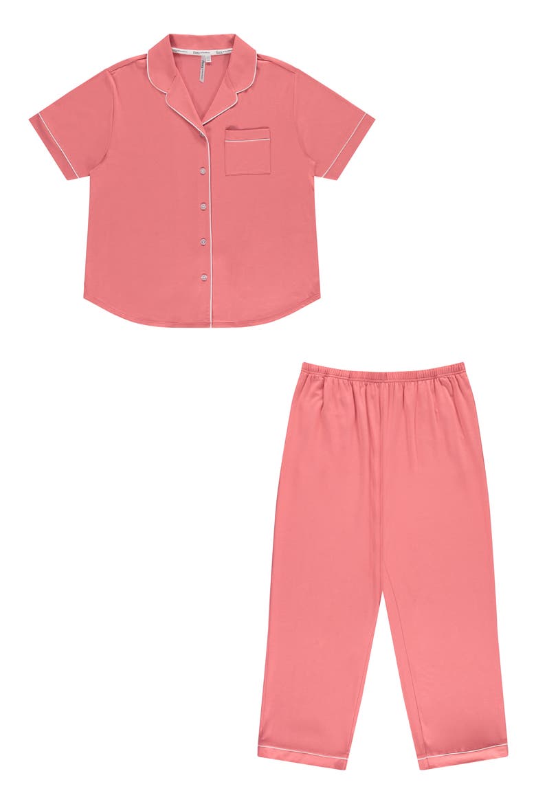 Annie Matching Pajama Set, Alternate, color, BRICK