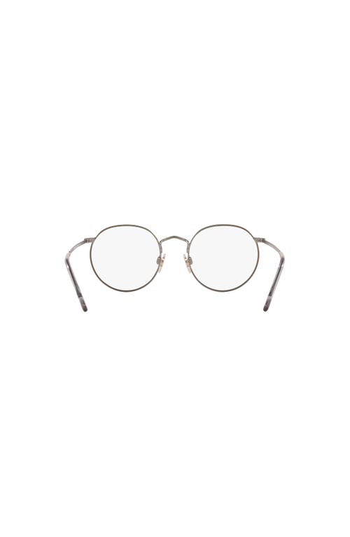Lenscrafters 49mm Phantos Optical Glasses In Metallic