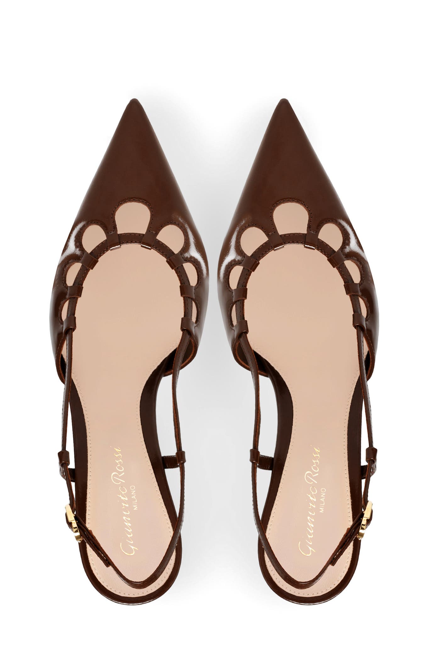 Eloise Slingback, Alternate, color, Brown Nappa