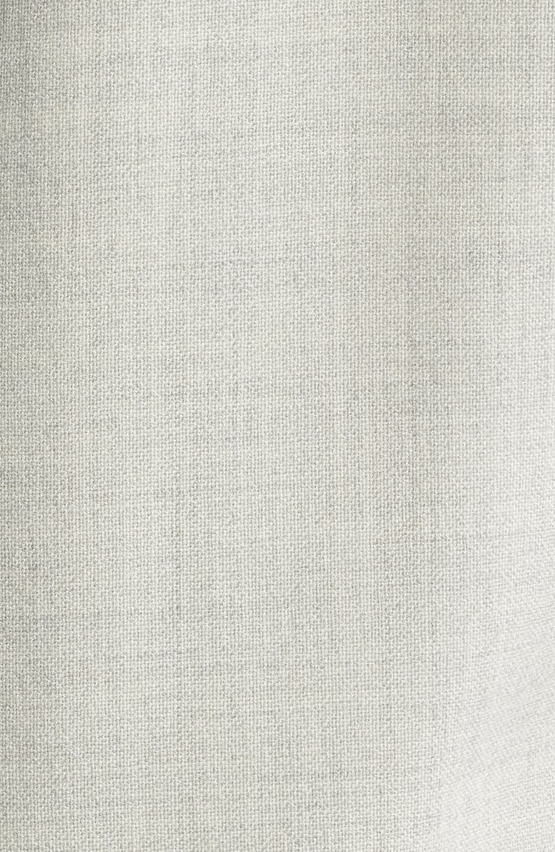 Emanuel Berg Textured Light Grey Mélange Wool Sport Coat, Alternate, color, Light Grey