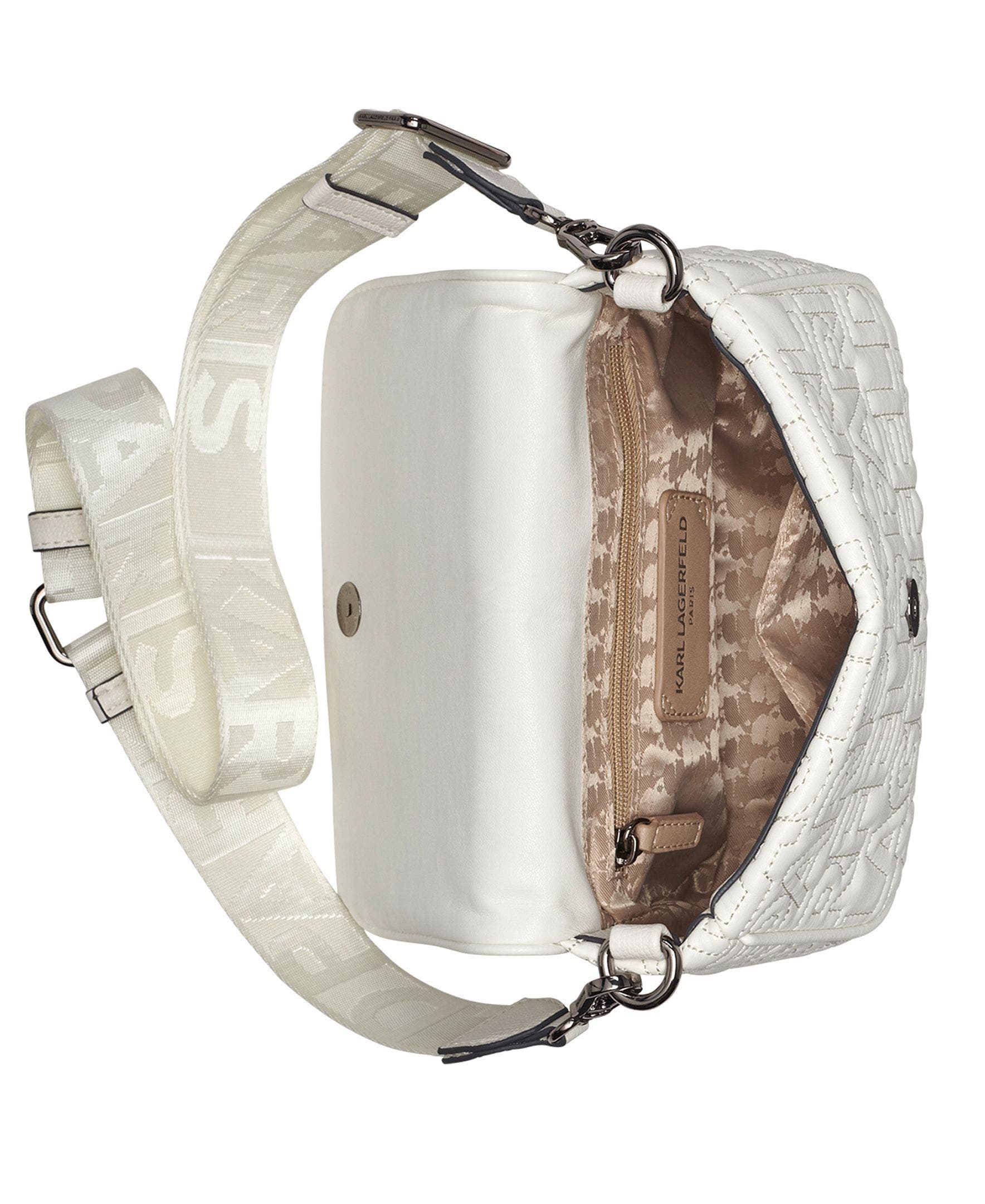 KARL LAGERFELD PARIS Voyage Crossbody, Alternate, color, White Multi
