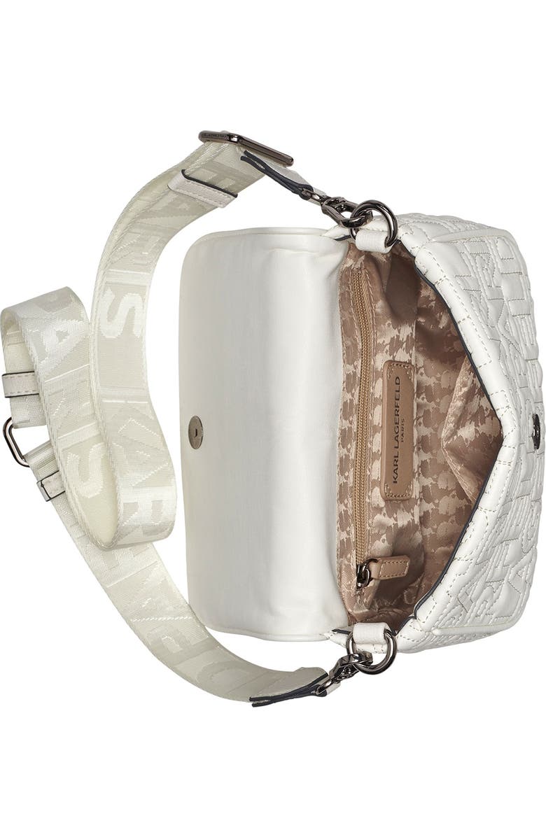 KARL LAGERFELD PARIS Voyage Crossbody, Alternate, color, White Multi