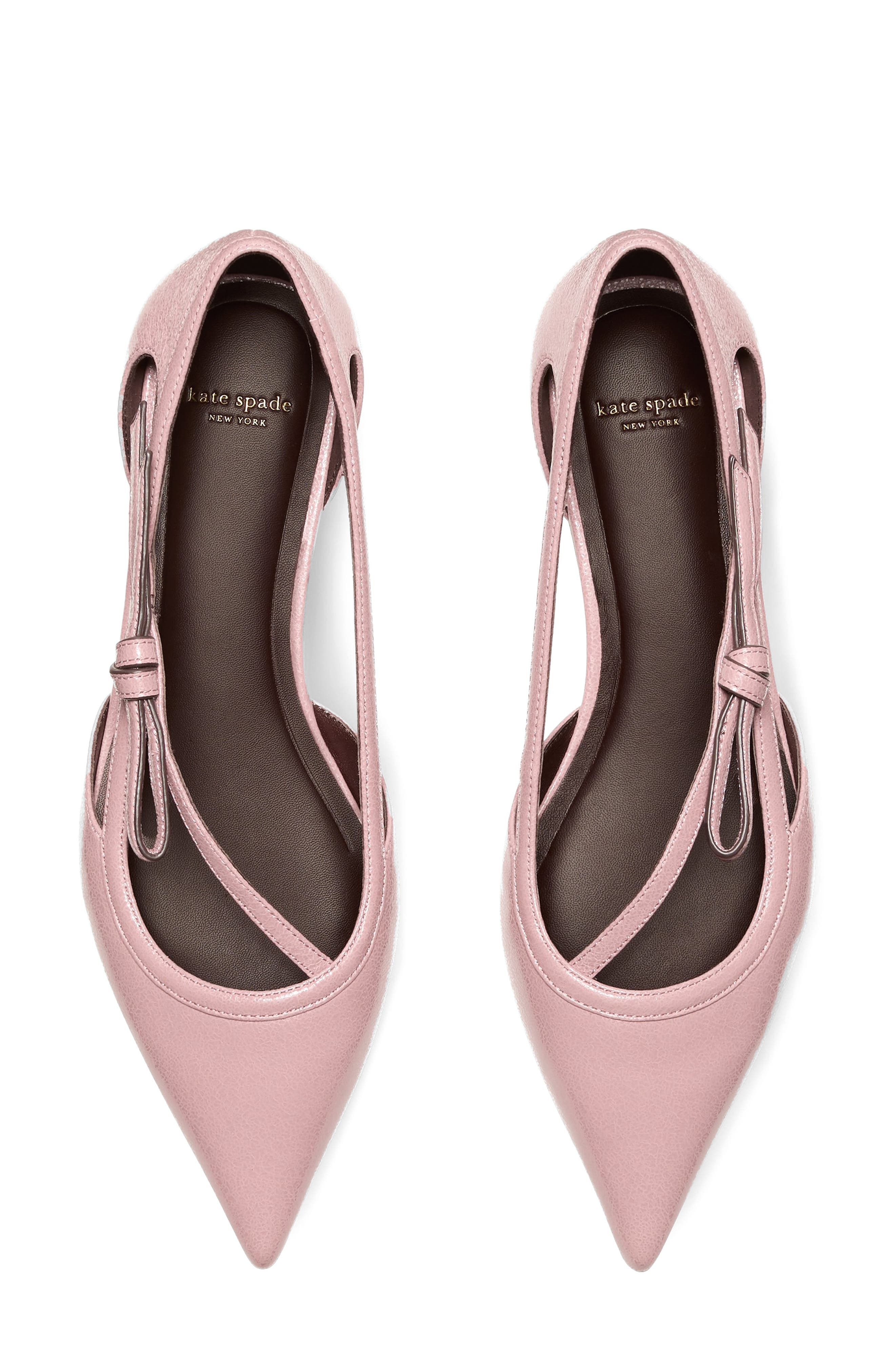 loop pointed toe flat, Alternate, color, DUSK ROSE