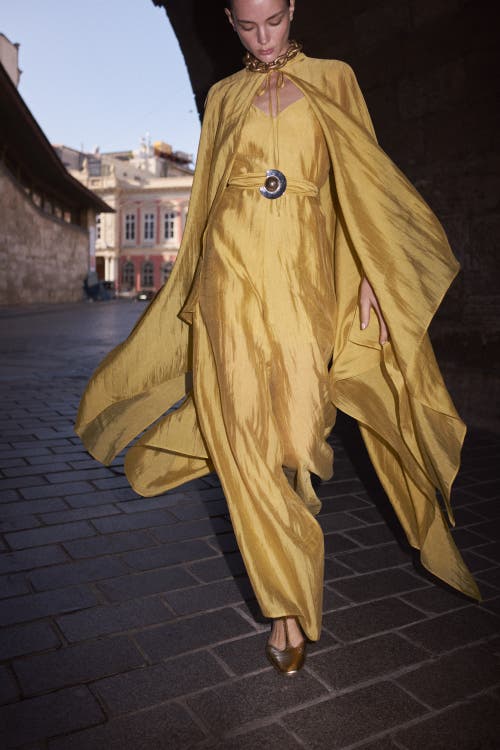 Shop Nocturne Metal Accessory Overalls In Yellow