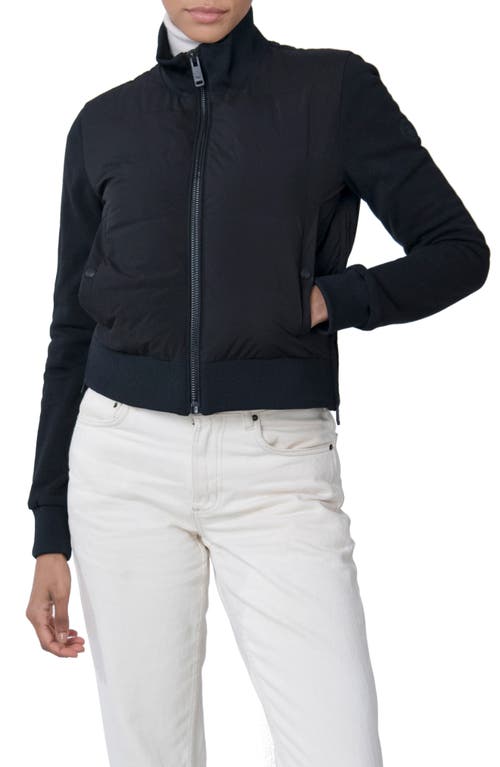 The Recycled Planet Company Nina Hybrid Water Resistant Down Recycled Down Puffer Jacket in Black  product