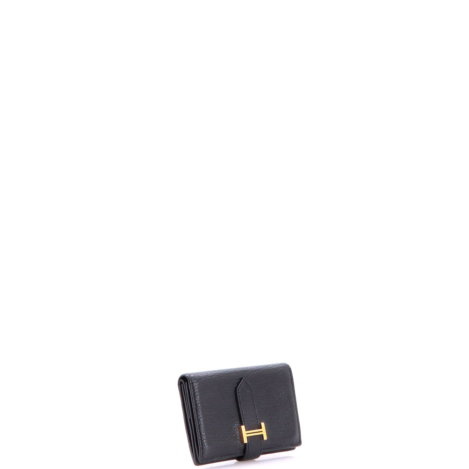 Bearn Wallet Chevre Mysore Compact, Alternate, color, Black