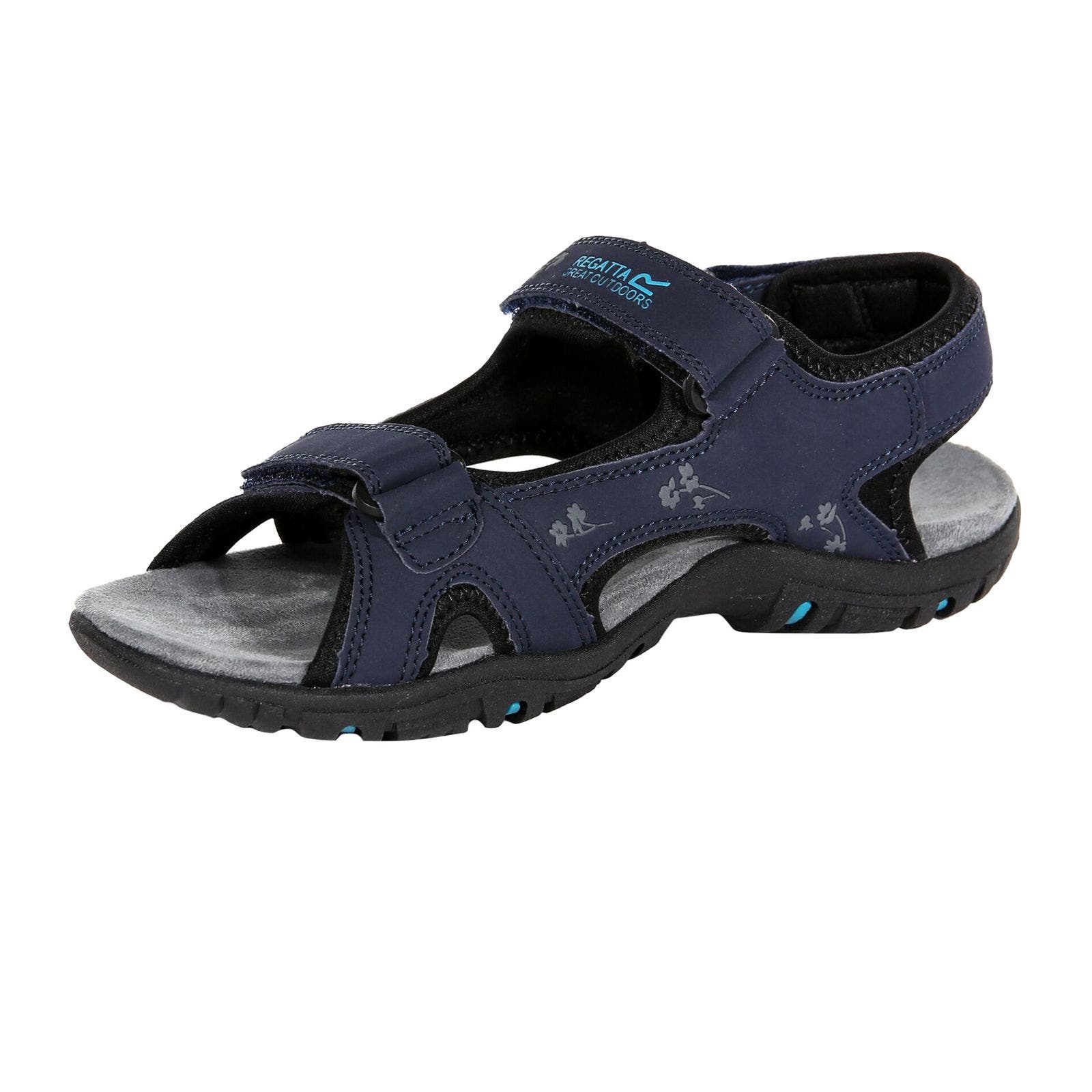Haris Sandals, Alternate, color, Navy and Black