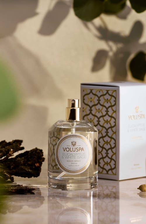 Voluspa Eucalyptus & White Sage Room Spray In Eucalyptus & White Sage