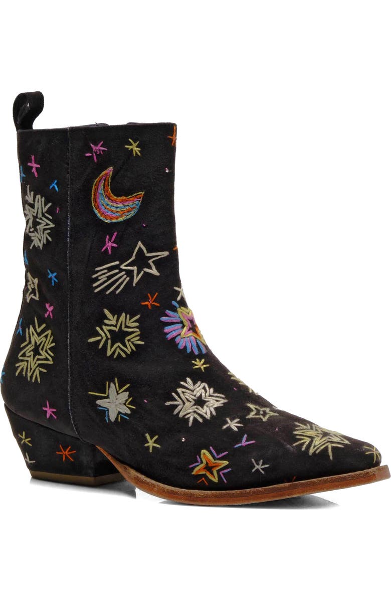 Free People Bowers Embroidered Bootie, Main, color,