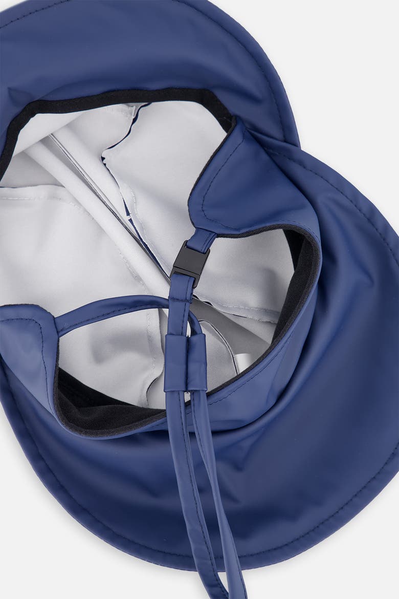 Waterproof Wide Brim Ear Flap Rain Hat, Alternate, color, Dark Blue