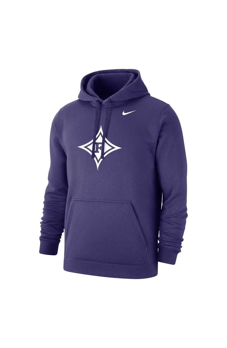 Nike Men's Nike Purple Furman Paladins Club Fleece Pullover Hoodie, Alternate, color,