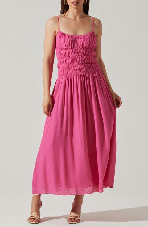 Andrina Shirred Maxi Sundress
