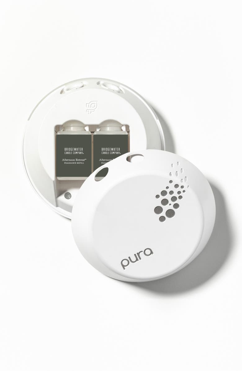 PURA x Bridgewater Candle Company 2-Pack Diffuser Fragrance Refills, Alternate, color, Black