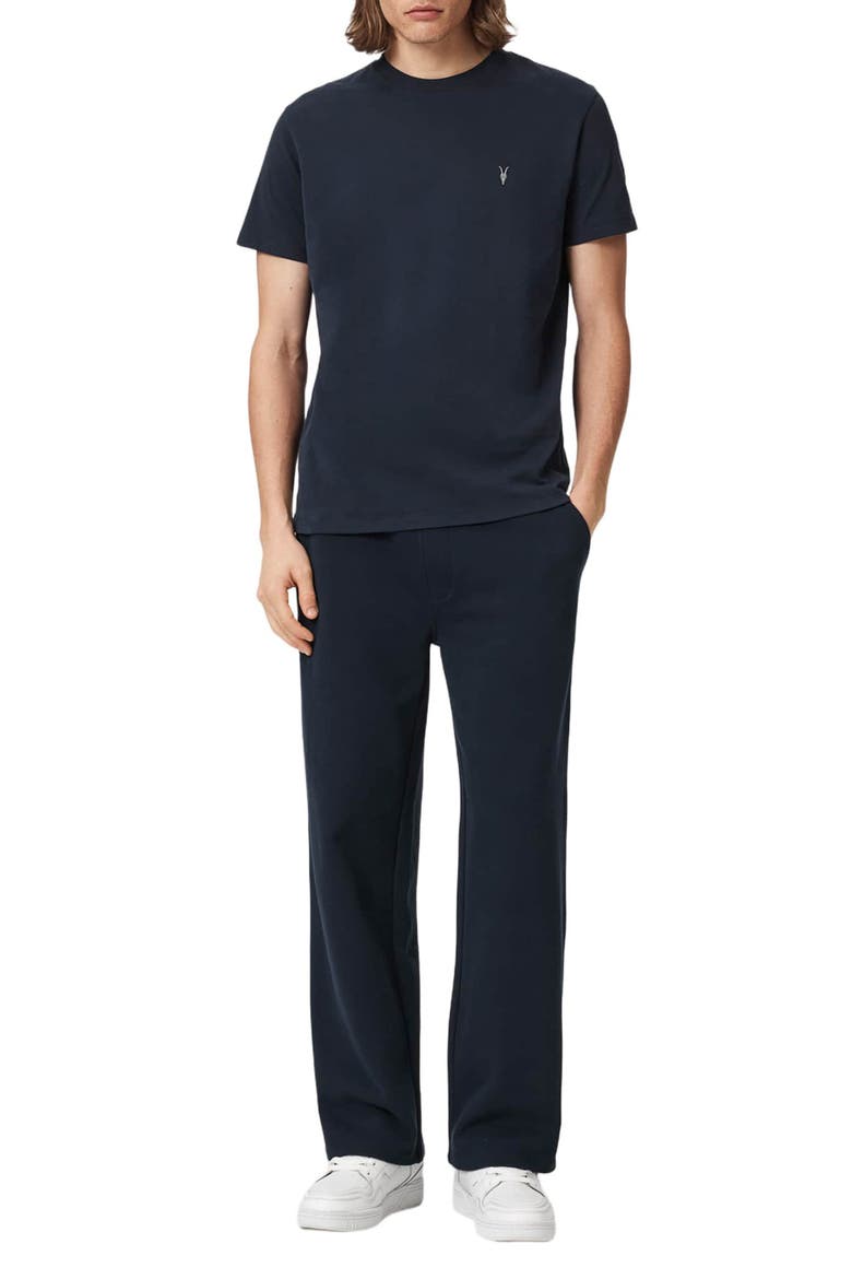 Dexter Logo Embroidered T-Shirt, Alternate, color, NAVY BLUE