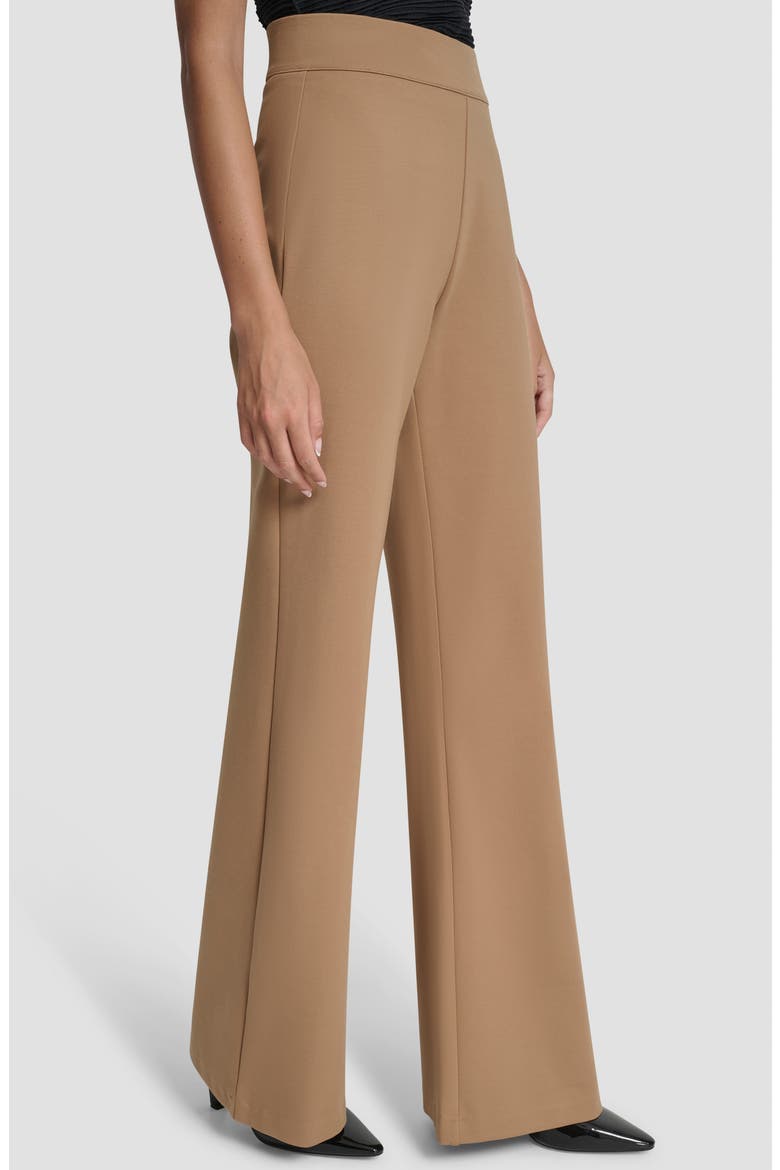 Flare Hem Ponte Pants, Alternate, color, TRUFFLE