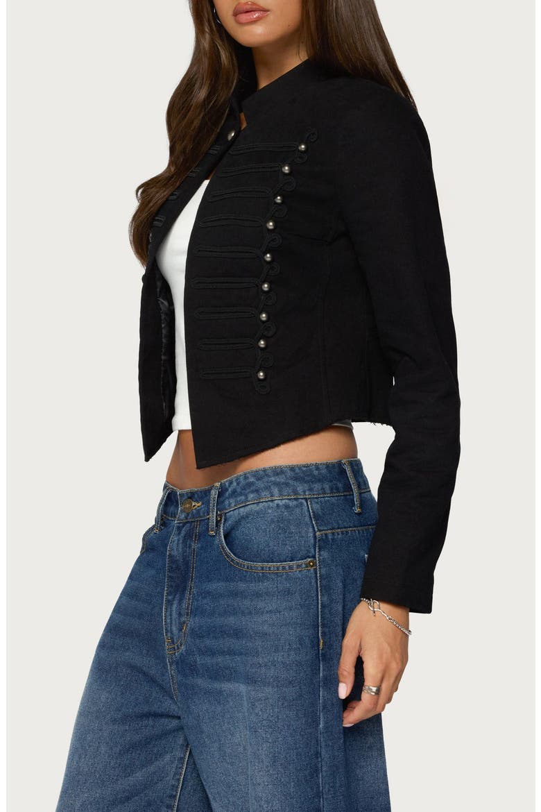 Evalea Napoleon Jacket, Alternate, color, BLACK