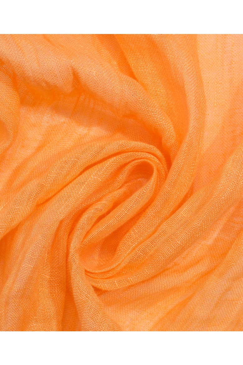 Linen Scarf, Alternate, color, Poppy