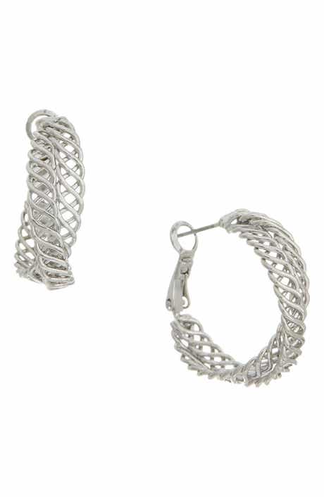 Woven Hoop Earrings