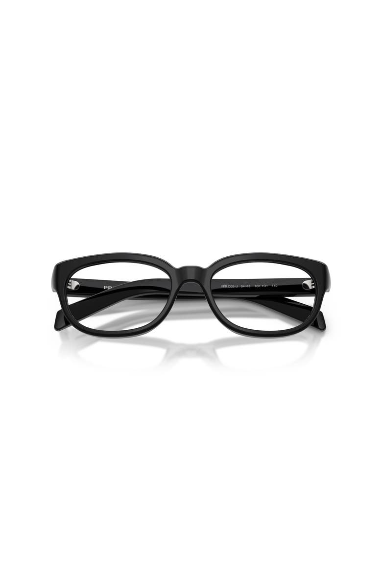 Prada 54mm Phantos optical glasses, Alternate, color, Black