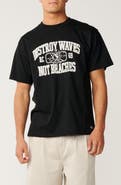 Rip Curl Disorder Destroy Cotton Graphic T-Shirt