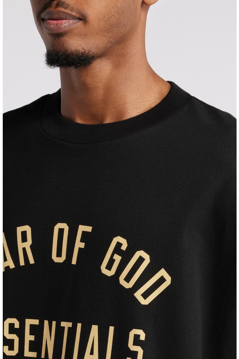 Gender Inclusive Oversize Cotton Logo Graphic T-Shirt, Alternate, color, BLACK