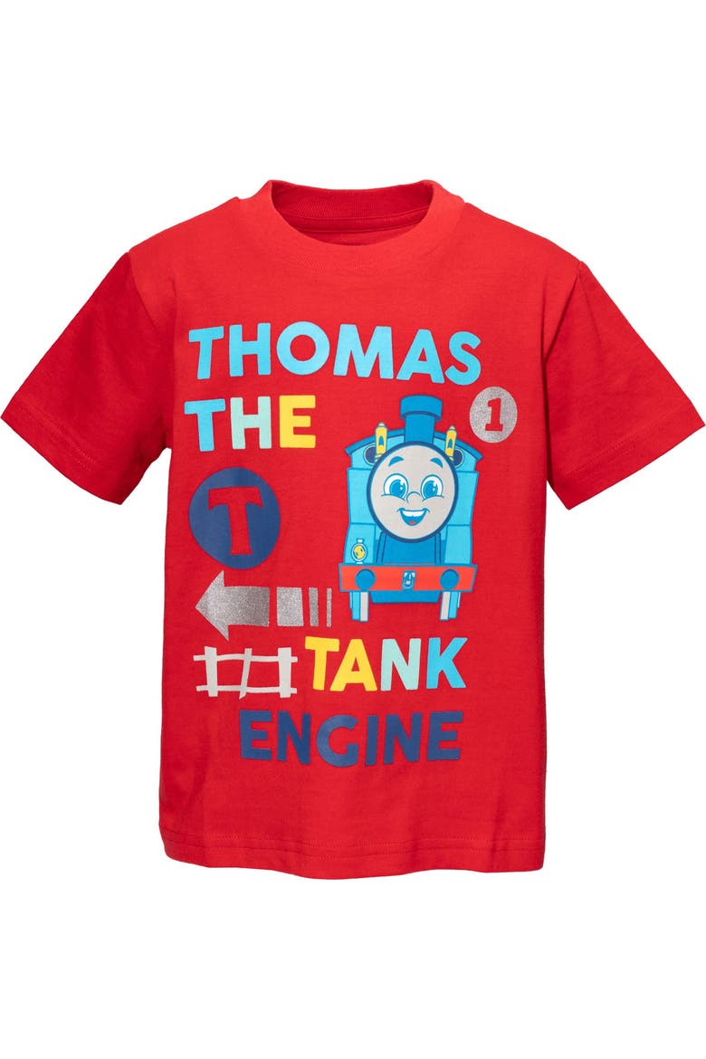 2-Pack T-Shirts, Alternate, color, Thomas Red Blue