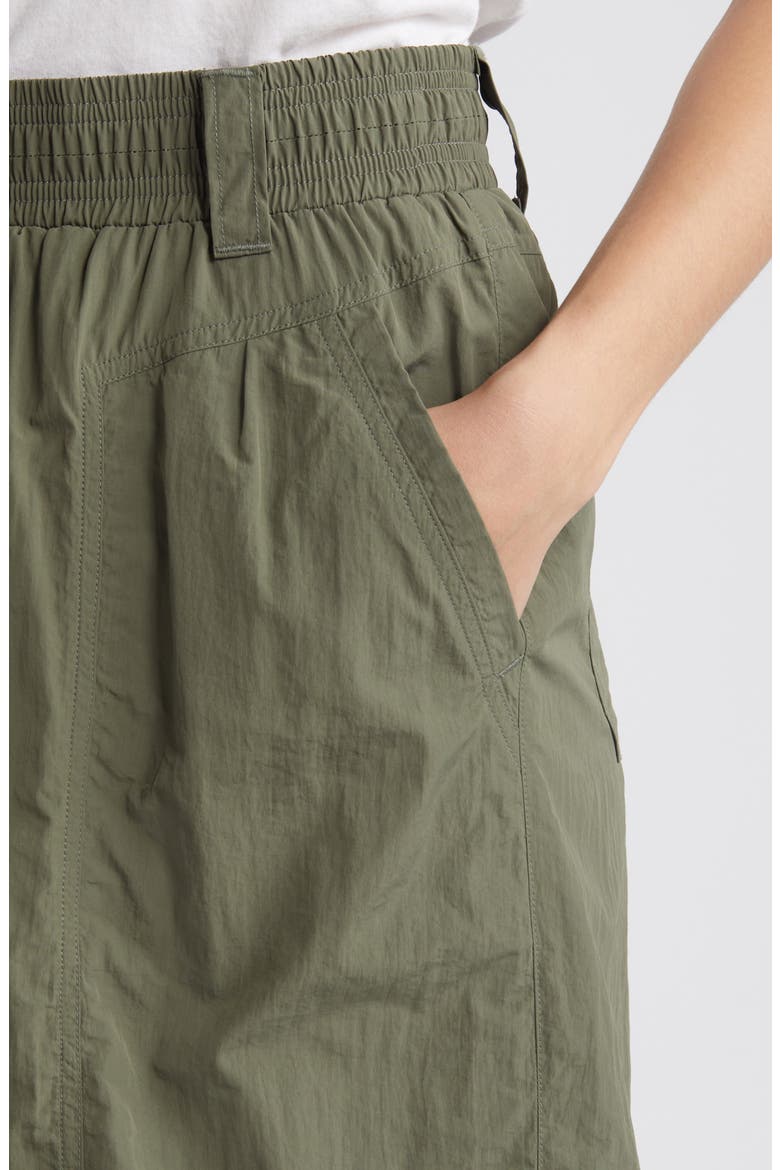 Skyrise Pull-On Utility Skirt (Nordstrom Exclusive), Alternate, color, LILY PAD