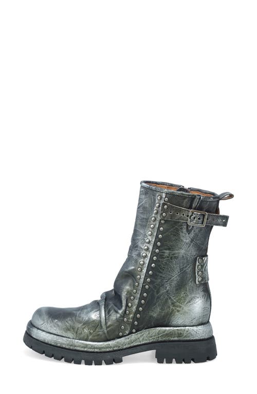 As98 A.s.98 Duke Stud Trim Boot In Silver
