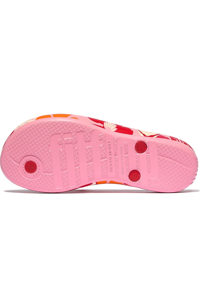 FitFlop iQushion<sup>™</sup> Flowerz Flip Flop, Alternate, color, Redberry Mix