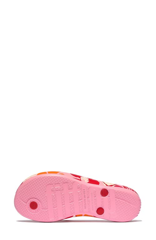 Fitflop Iqushion™ Flowerz Flip Flop In Redberry Mix