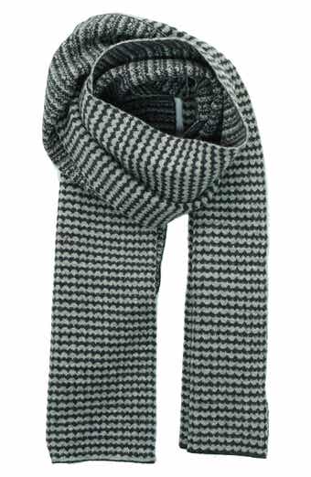 Portolano Intarsia Knit Scarf