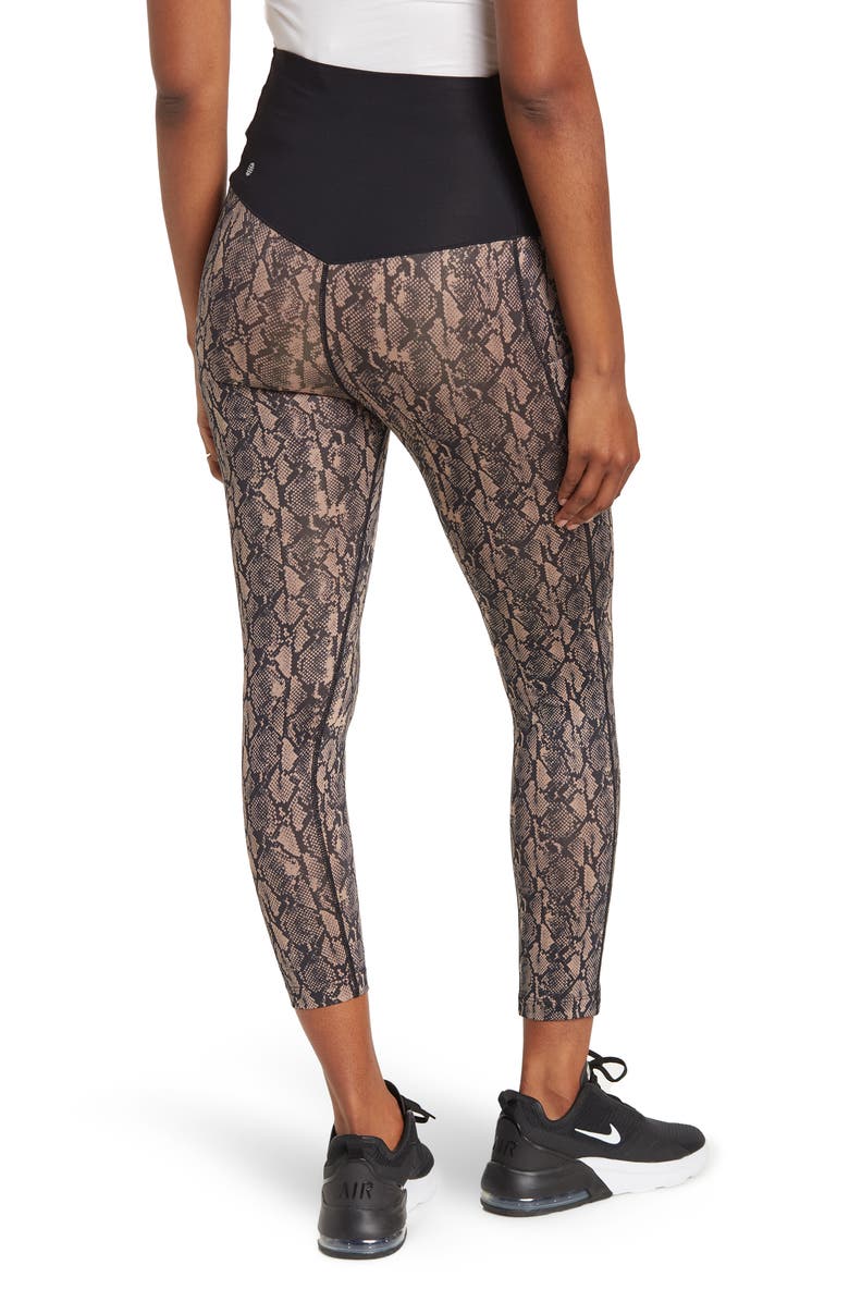 Z by Zella Daily Side Pocket 7/8 Maternity Leggings, Alternate, color,