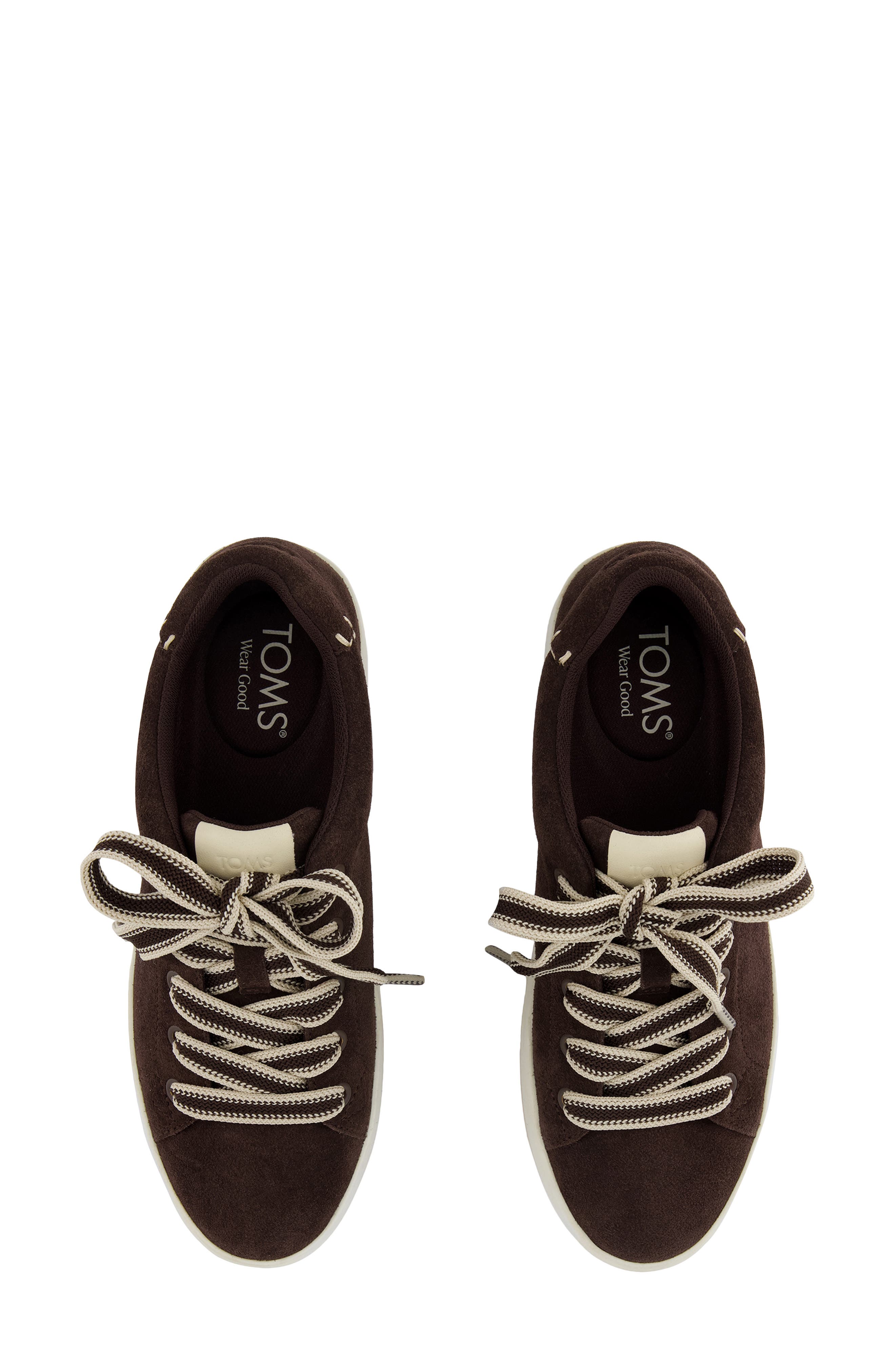 Rea Platform Sneaker, Alternate, color, DARK BROWN