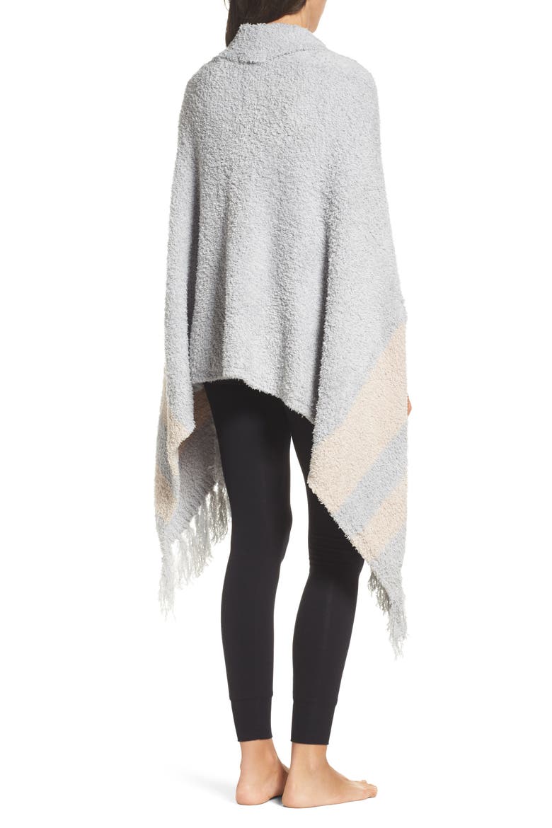 CozyChic™ Malibu Wrap, Alternate, color, OCEAN/ STONE STRIPE