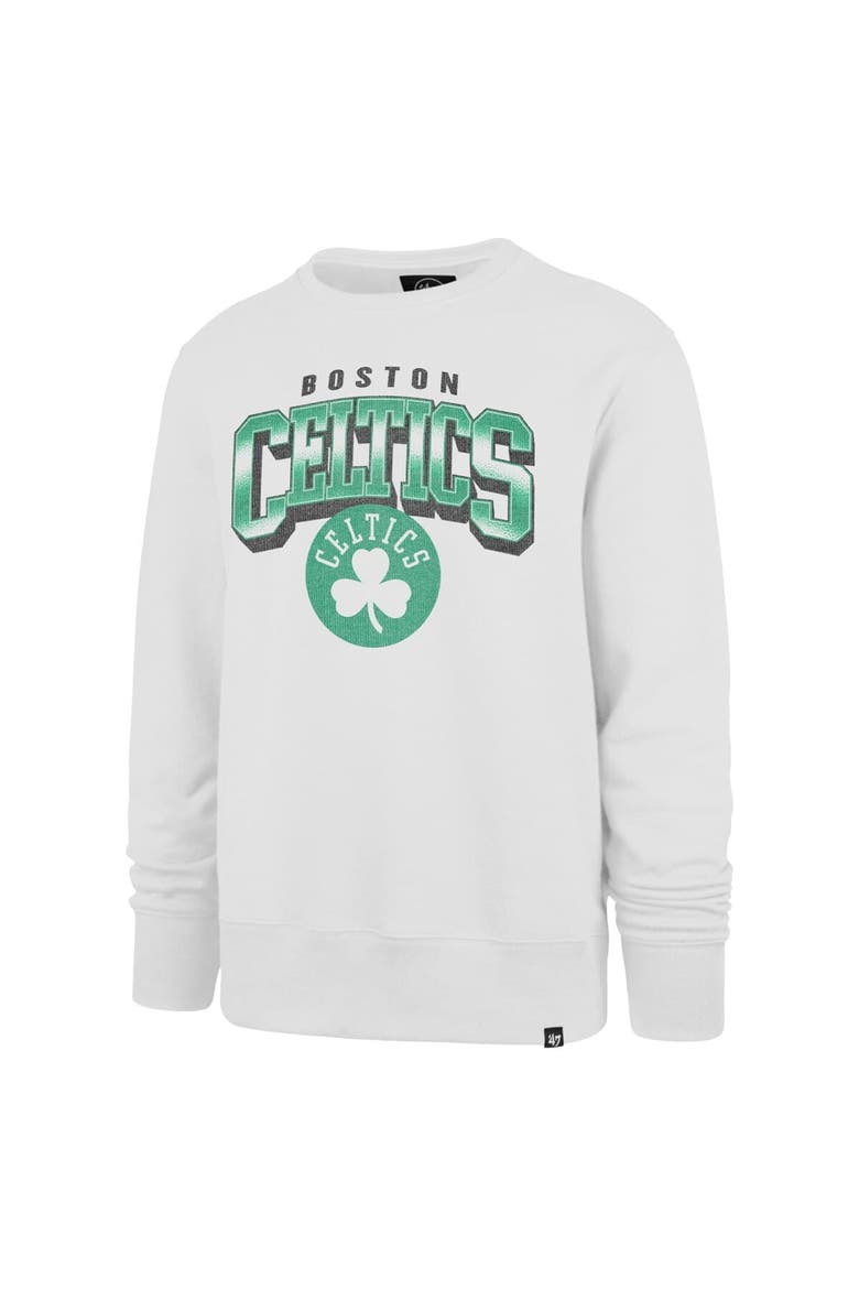 Men's '47 Cream Boston Celtics Big & Tall Spotlight Headline Pullover Sweatshirt, Alternate, color, Cream