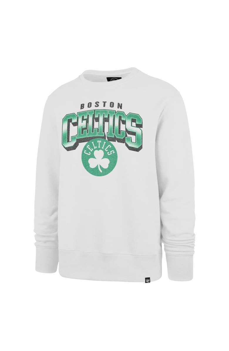 '47 Men's '47 Cream Boston Celtics Big & Tall Spotlight Headline Pullover Sweatshirt, Alternate, color, Cream